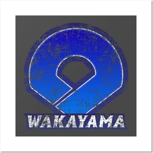 Wakayama Prefecture Japanese Symbol Distressed Posters and Art